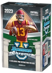 2023 Bowman Chrome University Football Blaster Box